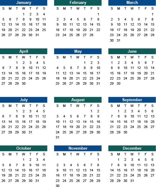 2025 Schaap Calendar